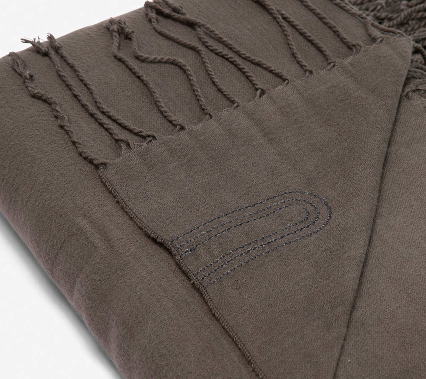 Vegan Cashmere Woven Throw