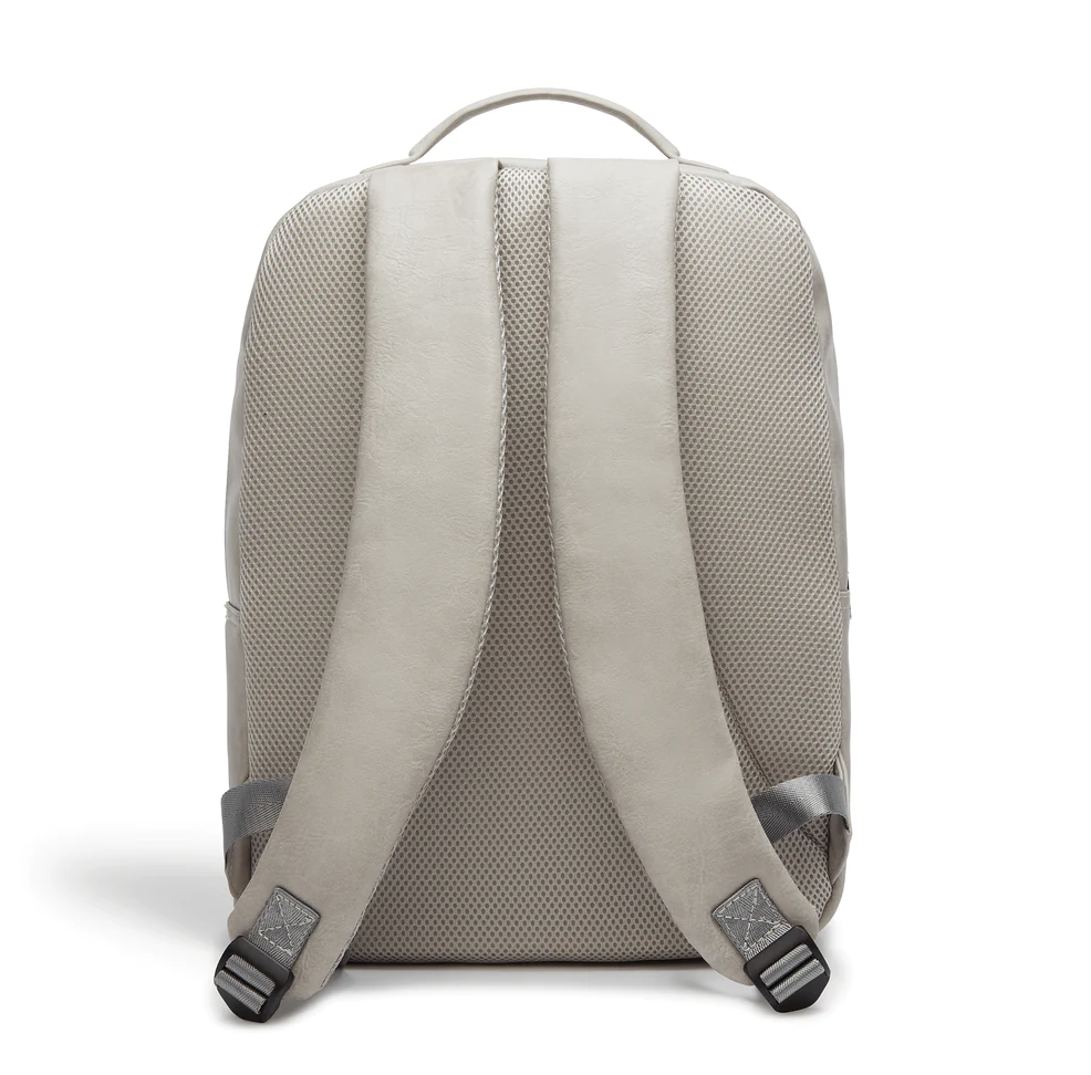 Acacia Grey Vegan Laptop Backpack