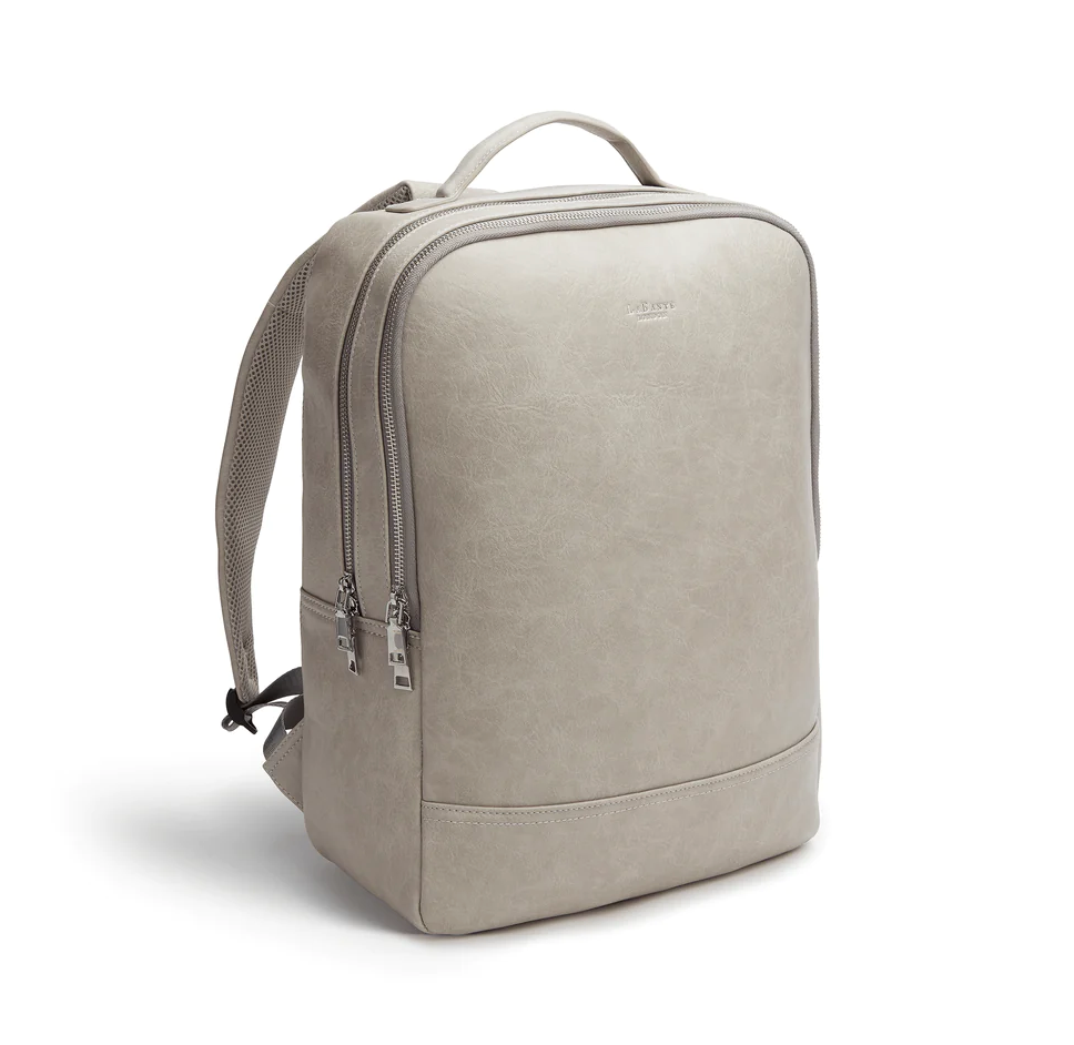 Acacia Grey Vegan Laptop Backpack