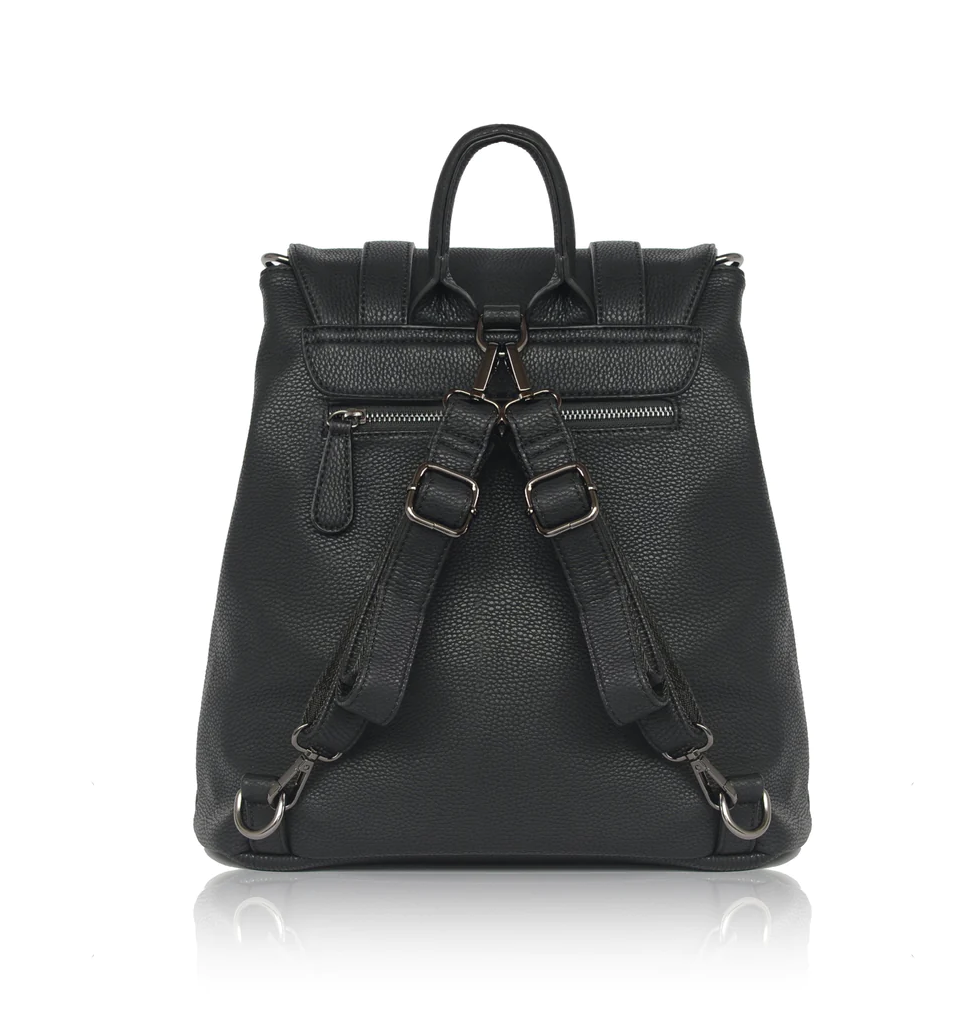 Agnes Black Vegan Backpack