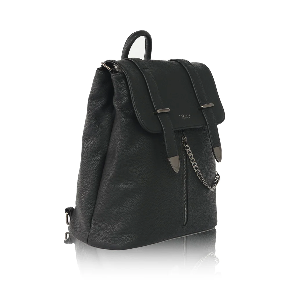 Agnes Black Vegan Backpack