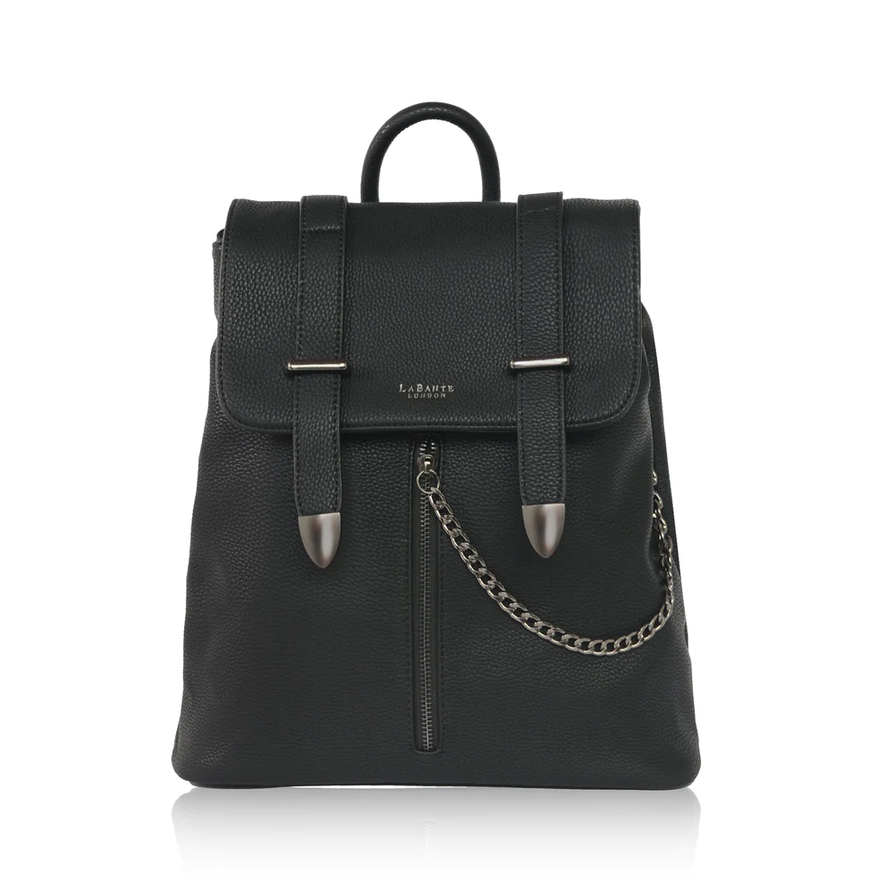 black vegan leather backpack Agnes Black Vegan Backpack – My Vegan World