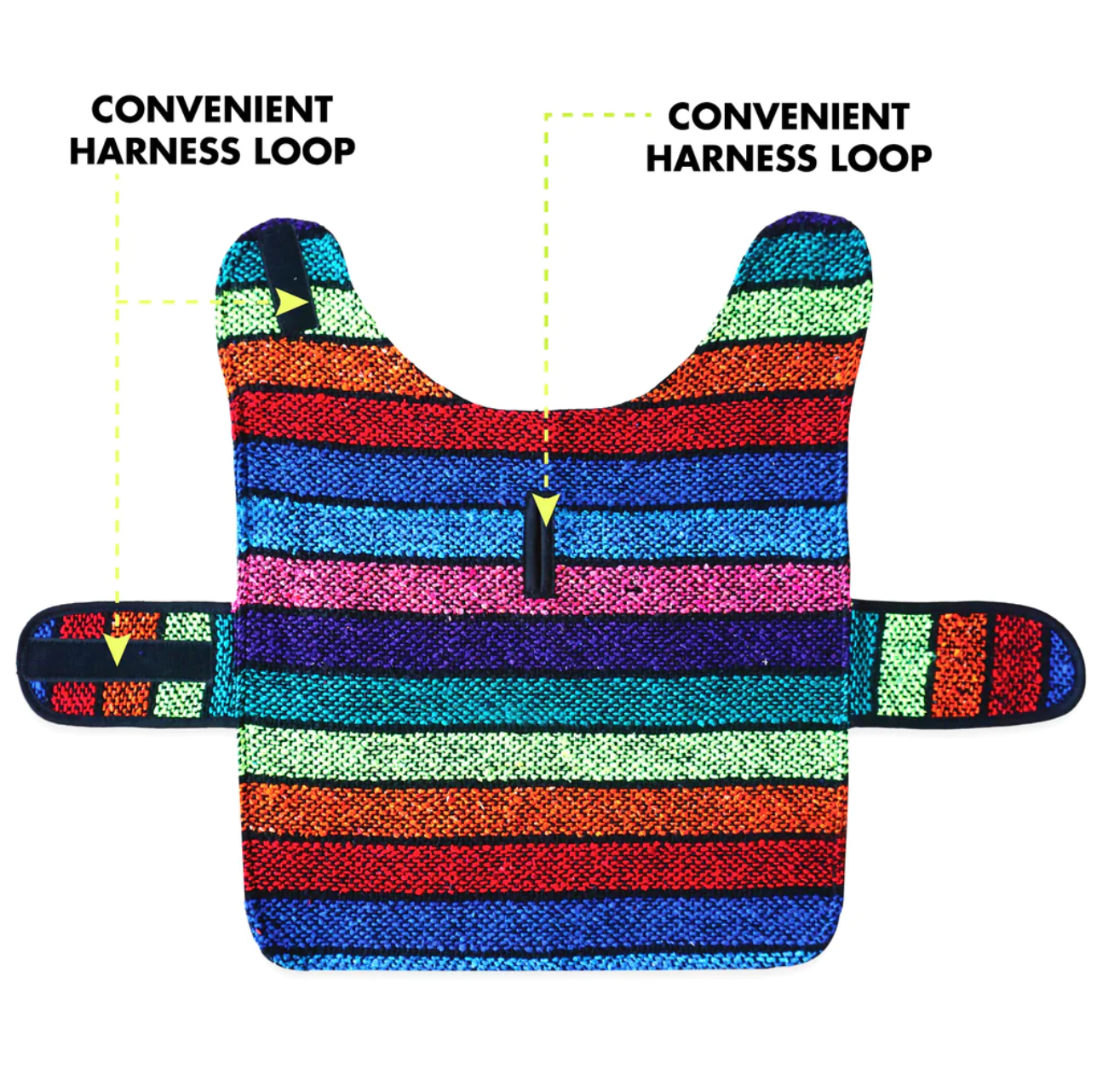 Multi Color Dog Poncho