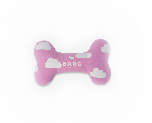 Cloud Squeaky Dog Bone Toy