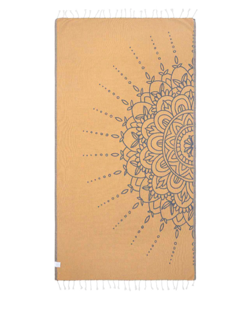Flower Mandala Turkish Towel