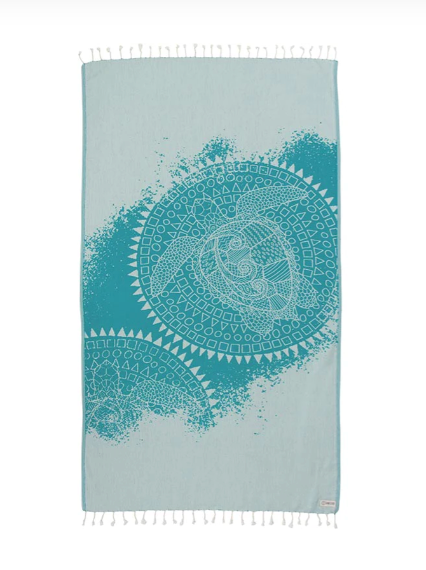 Mandala Sea Turtle Turkish Towel