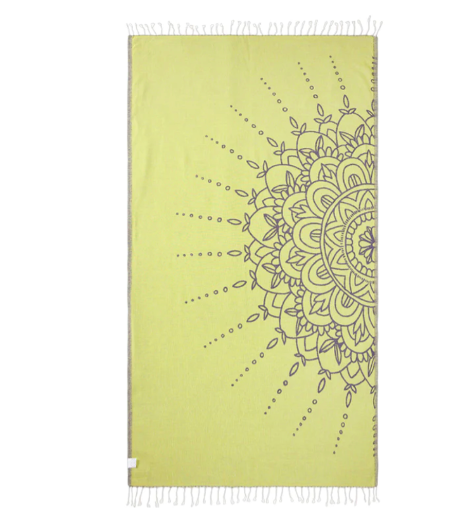 Flower Mandala Turkish Towel