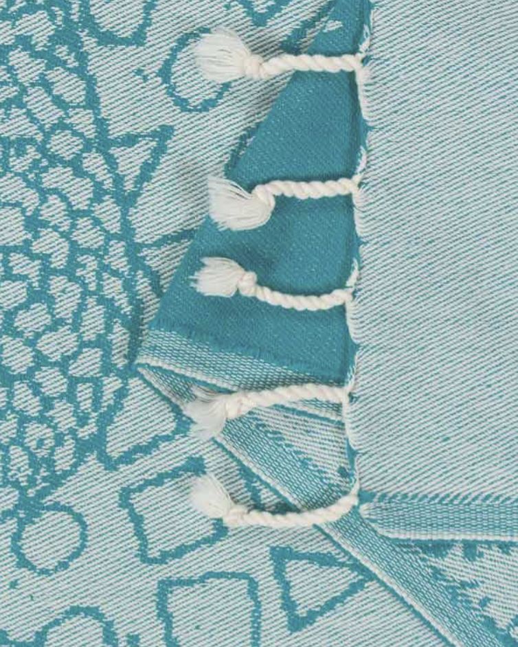 Mandala Sea Turtle Turkish Towel