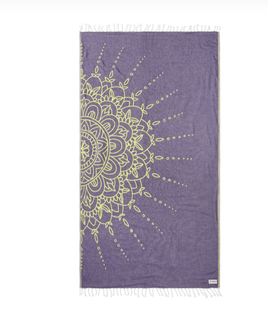 Flower Mandala Turkish Towel