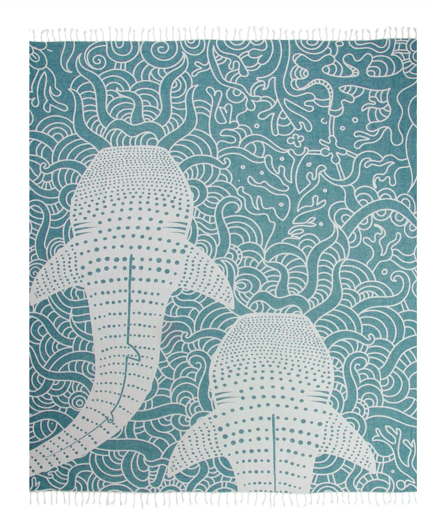 Whale Shark Turkish Towel