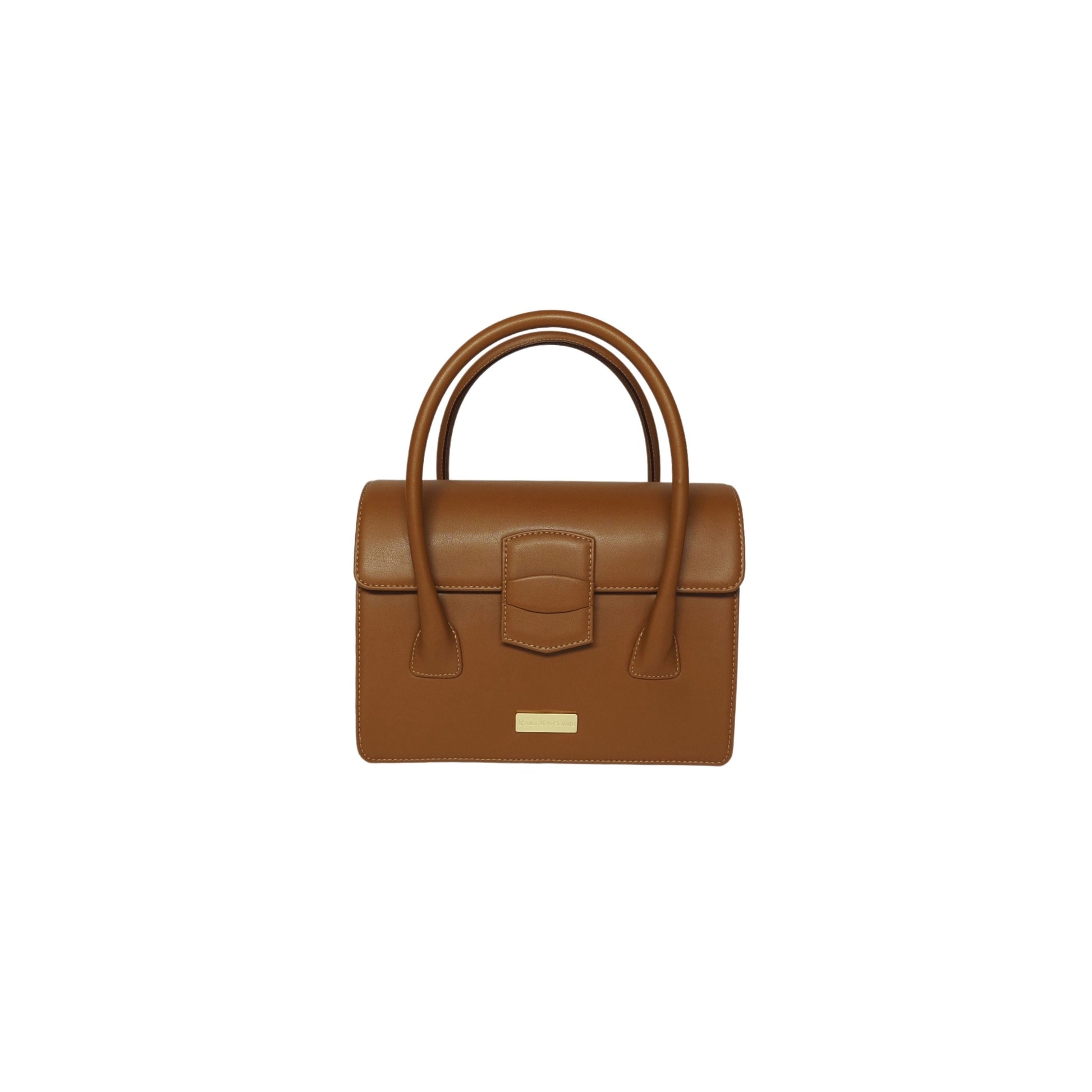 tan kaila katherine vegan leather handbag