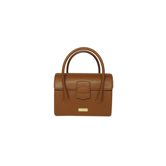 tan kaila katherine vegan leather handbag
