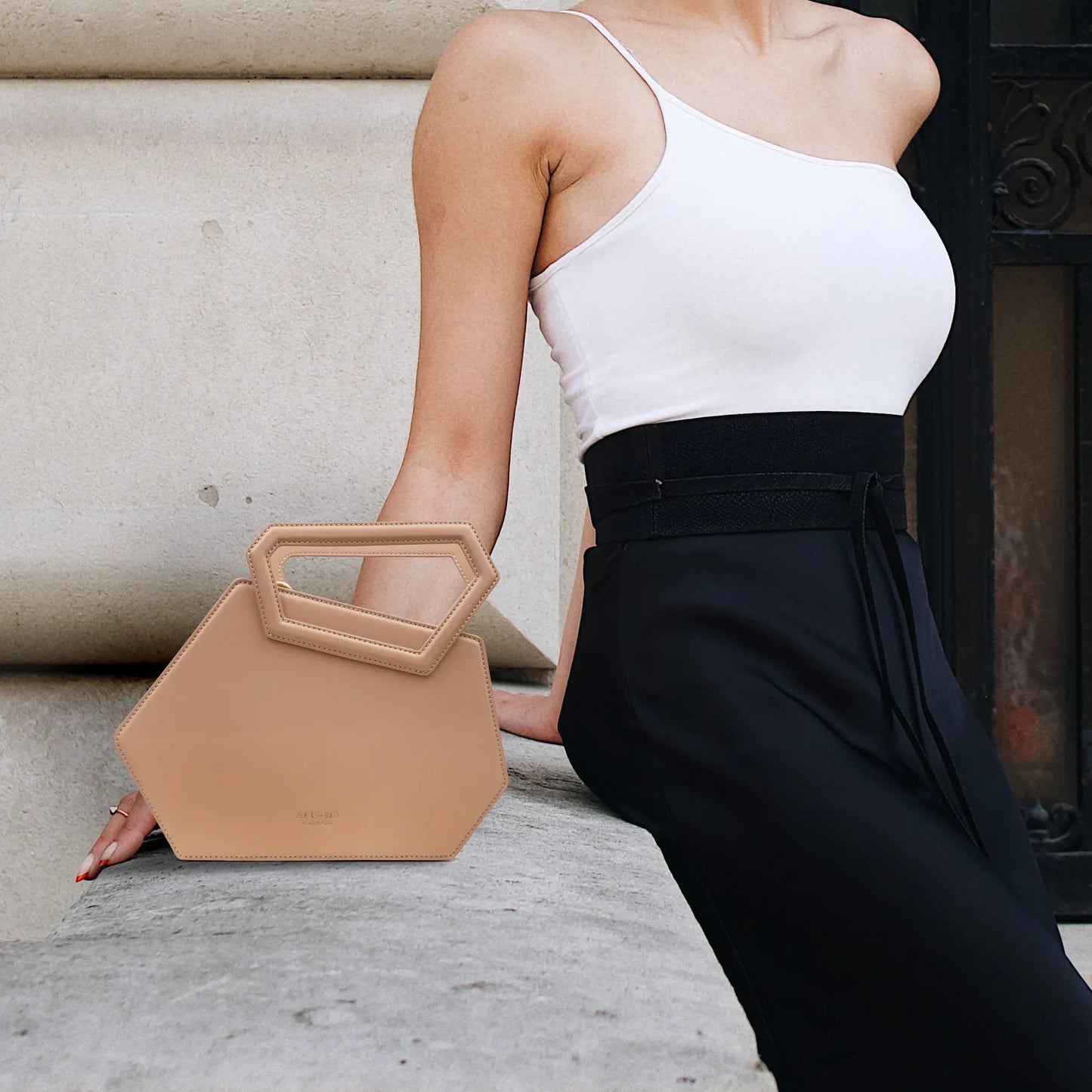 Earth Hexagon Satchel