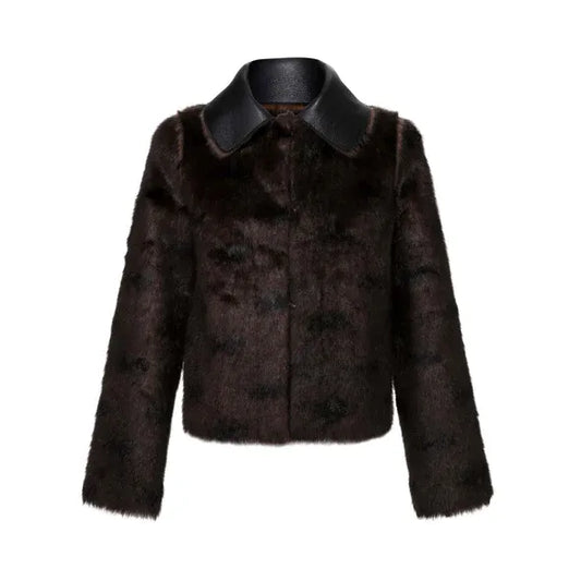 Rose Reversible Faux Fur Jacket