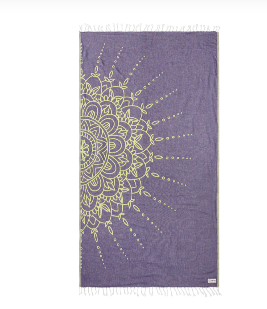 Flower Mandala Turkish Towel