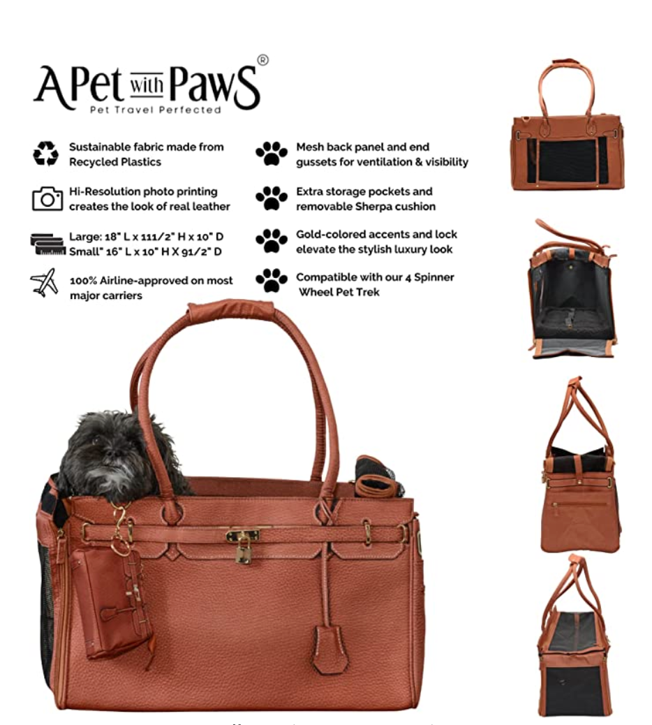 Madison Pet Carrier, Brown