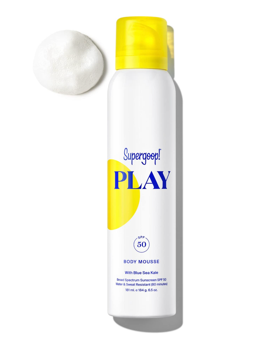 Play Body Mousse SPF 50 With Blue Sea Kale