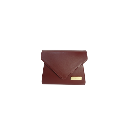 burgundy kaila katherine vegan leather brixton clutch shoulderbag